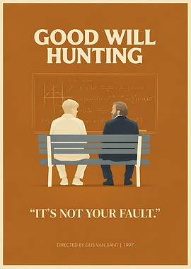 Good Will Hunting Minimalist Movie Poster