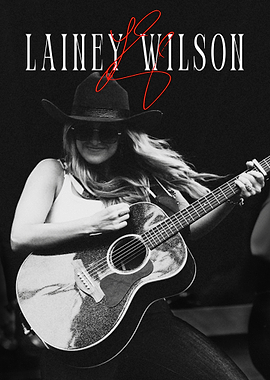 Lainey Wilson Country Music Poster