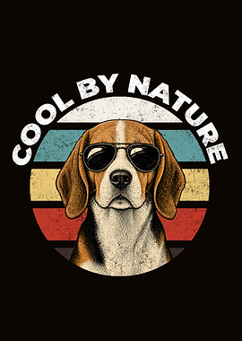 Cool by Nature Beagle Dog Graphic