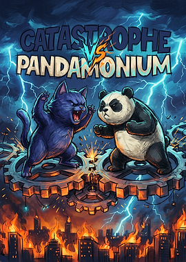 Catastrophe vs Pandamonium Battle Poster