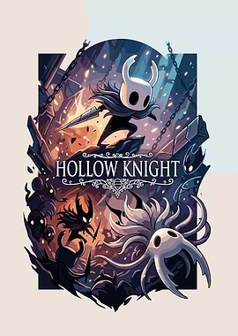 Hollow Knight Game Poster Art