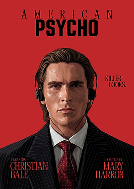 American Psycho Patrick Bateman Poster