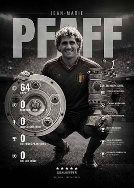 Jean-Marie Pfaff - Belgium No. 1