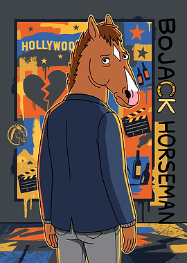 Bojack Horseman Pop Art Poster