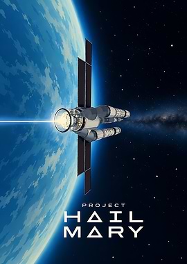Project Hail Mary Space Poster