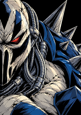 Spawn Comic Book Character Portrait