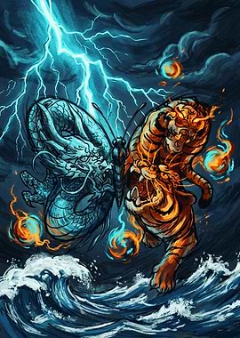 Dragon and Tiger Butterfly Duality