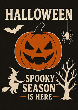Halloween Spooky Season Poster