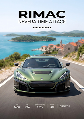 Rimac Nevera Time Attack Croatia