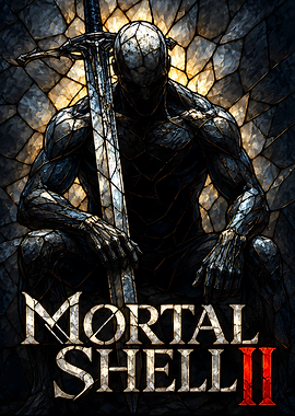 Mortal Shell 2 Stained Glass Poster