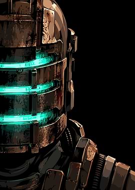 Isaac Clarke Dead Space Helmet Portrait