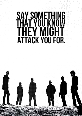 Linkin Park Inspirational Quote Poster