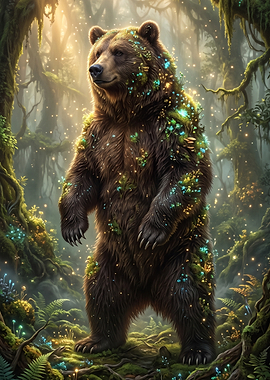 Enchanted Forest Guardian Bear