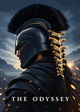 The Odyssey Spartan Warrior Poster