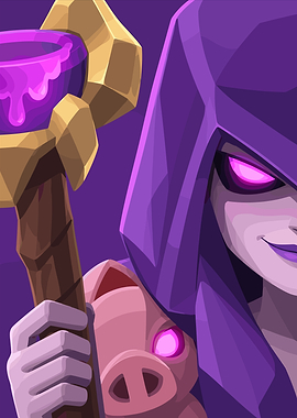 Clash of Clans Witch Character Art