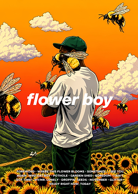 Tyler, the Creator Flower Boy Poster