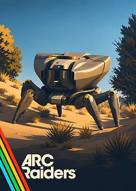 ARC Raiders Robot in Desert