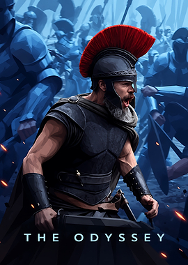 The Odyssey Spartan Warrior Poster