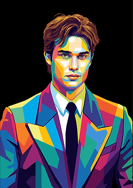 Nicholas Galitzine Pop Art Portrait