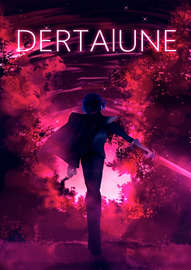 Dertaiune Fantasy Warrior Silhouette