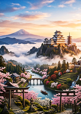 Sacred Peaks of Japan