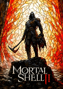 Mortal Shell 2 Stained Glass Poster