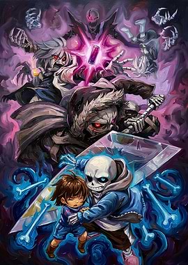 Undertale Battle Scene Fan Art