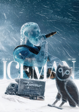 Drake Iceman Music Poster