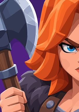Valkyrie Warrior Portrait