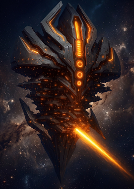 Colossal Dreadnought Starship