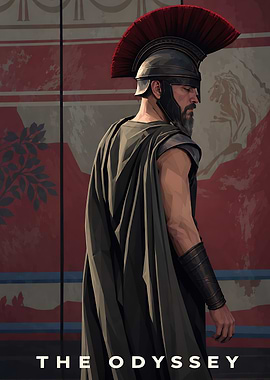 The Odyssey Greek Warrior Poster