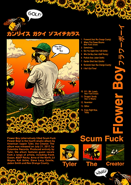 Tyler the Creator Flower Boy Poster