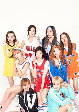 TWICE Basketball Jerseys Poster