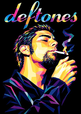 Deftones Chino Moreno Pop Art Portrait