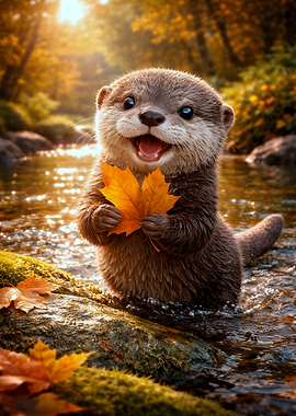 Autumn Otter Joy