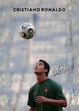 Cristiano Ronaldo Portugal Soccer Poster