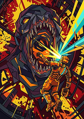 Dead Space Isaac Clarke vs Necromorph