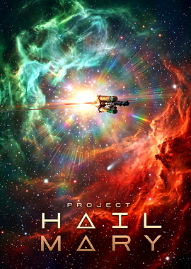Project Hail Mary Space Poster