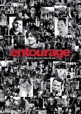 Entourage TV Show Collage Poster