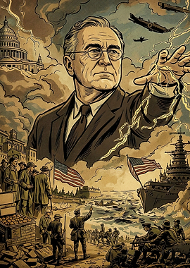 Franklin D. Roosevelt Wartime Poster Art
