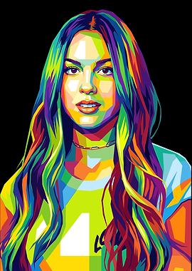 Olivia Rodrigo Pop Art