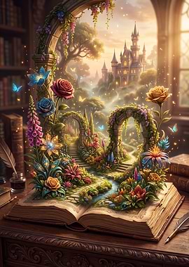 Magical Enchanted Garden Pop-up Book