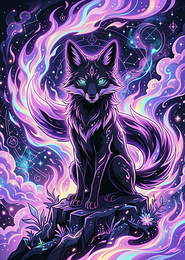 Cosmic Celestial Fox Spirit