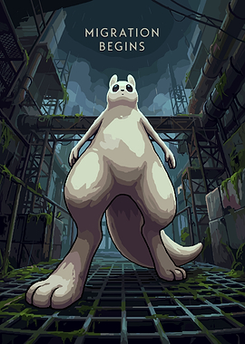 Rain World Slugcat Migration Poster