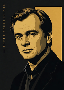 Christopher Nolan Portrait Illustration