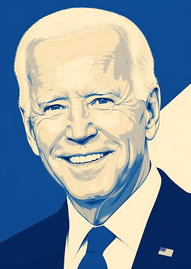 Joe Biden Pop Art Portrait