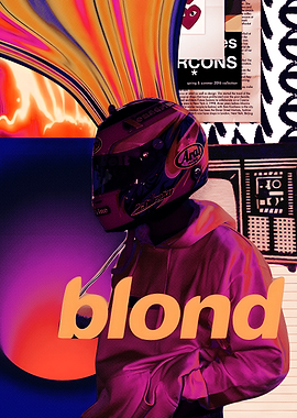 Frank Ocean Blond Album Art Collage