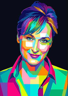 Meryl Streep Pop Art Portrait