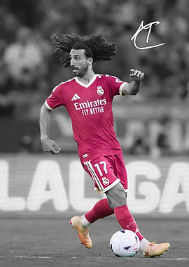 Marc Cucurella in Real Madrid Jersey