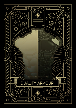 Duality Armour Minimalist Poster